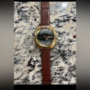 Wittnauer GREEN DIAL 2002 PERPETUAL DATE AUTOMATIC WATCH